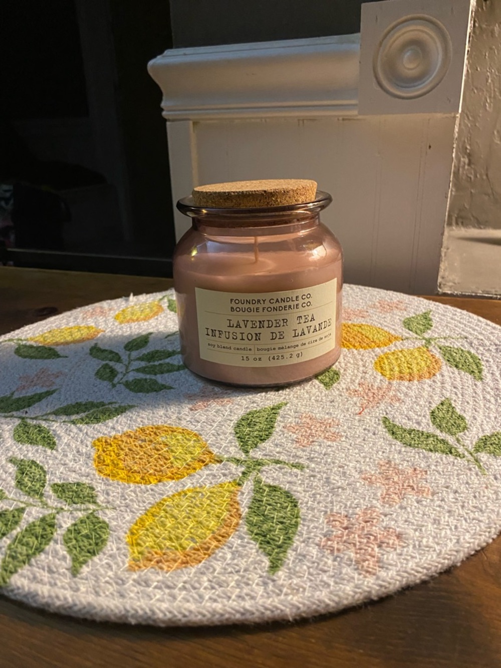 Foundry Candle Co. Lavender Tea Scented Jar Candle - NEW